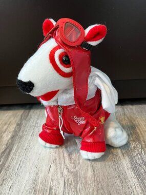 Target Bullseye Pilot Dog 2008 Plushie Collectible, Edition Two #287/2500 FLAWS
